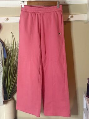 Champion Pink Wide Leg Baggy Sweatpants Size 10/12 Girls EUC